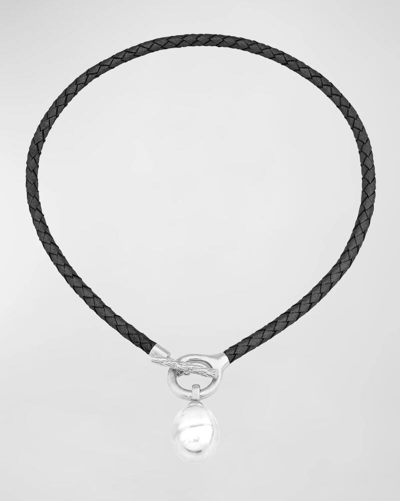 Majorica Isla Braided Pearl Toggle Necklace Cover