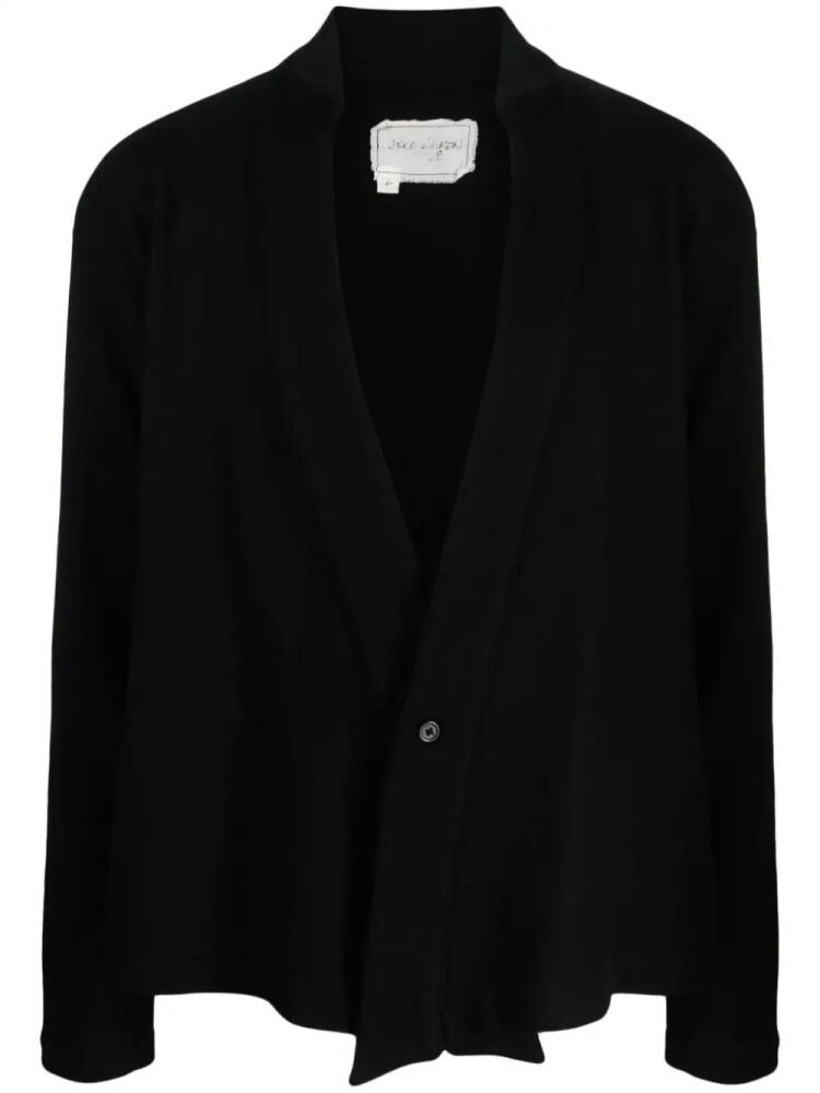 Greg Lauren Winged GL1 wool cardigan - Black Cover