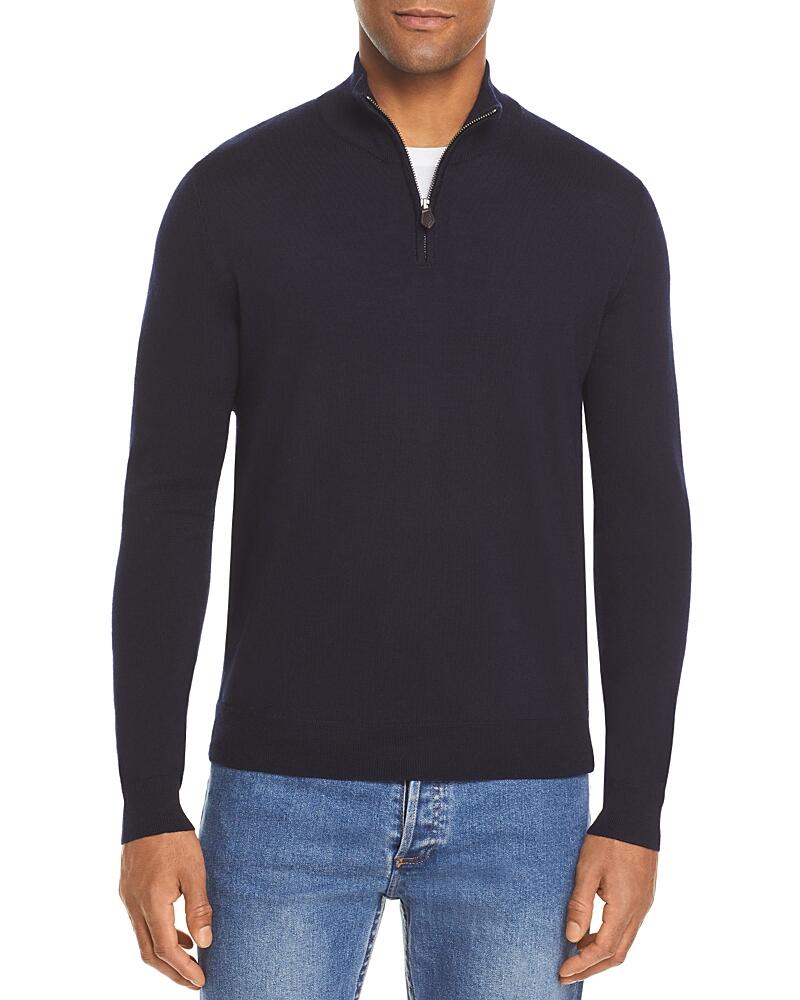 The Men's Store at Bloomingdale's Quarter-Zip Merino Sweater - Exclusive Cover