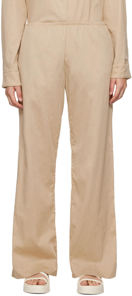 LESET Beige Yoko Pocket Trousers Cover