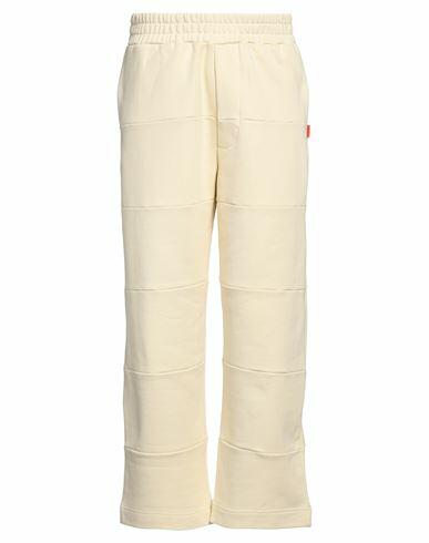 Sunnei Man Pants Light yellow Cotton Cover