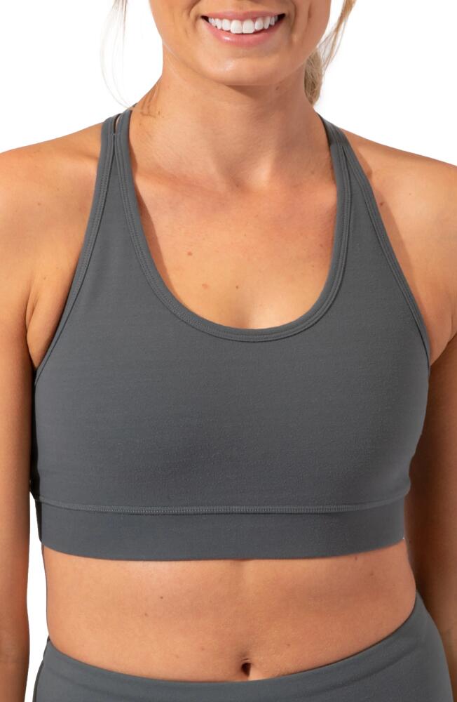 Threads 4 Thought Malana T-Back Sports Bra in Marsh Cover