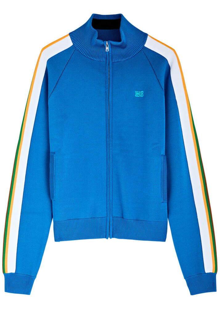 Wales Bonner Tide Knitted Track Jacket - Blue Cover