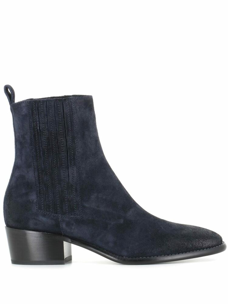 Sartore 45mm suede ankle boots - Blue Cover