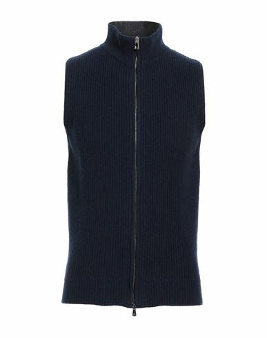 Isaia Man Cardigan Midnight blue Cashmere Cover