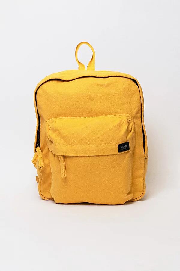 Terra Thread Organic Cotton Mini Canvas Backpack in Mustard Cover