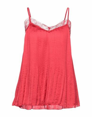 Massimo Rebecchi Woman Top Red Polyester Cover