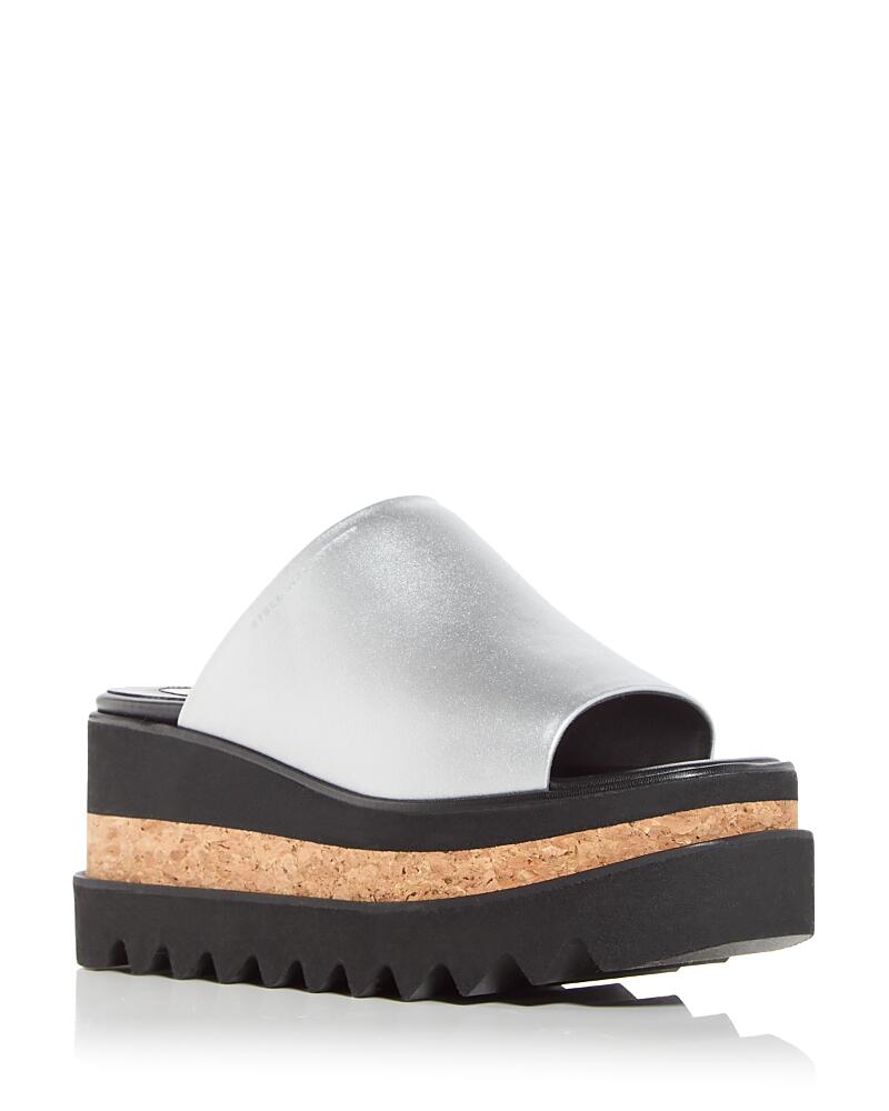 Stella McCartney Women's Sneak Elyse Platform Wedge Slide Sandals Cover