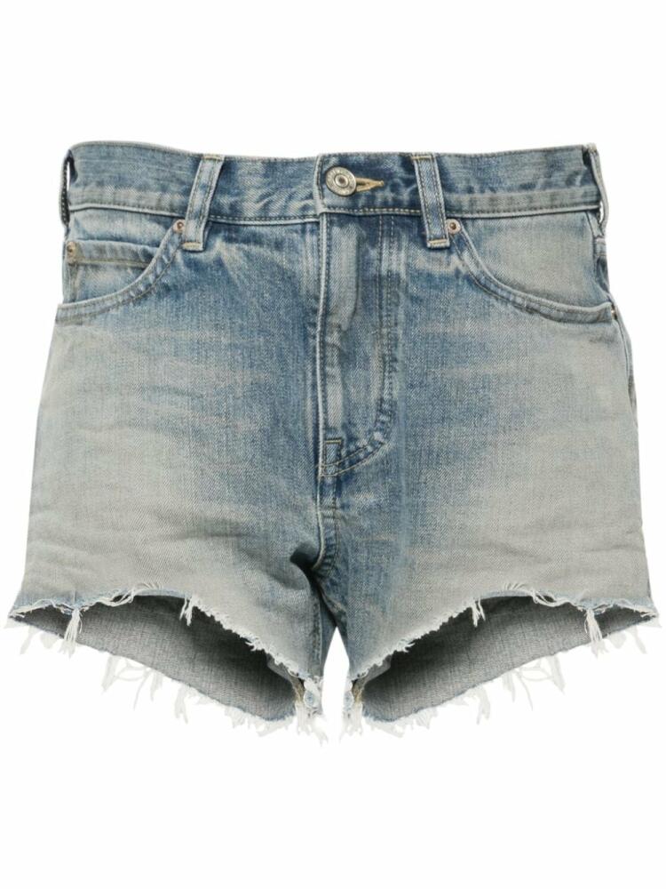 Balenciaga mid-rise mini denim shorts - Blue Cover