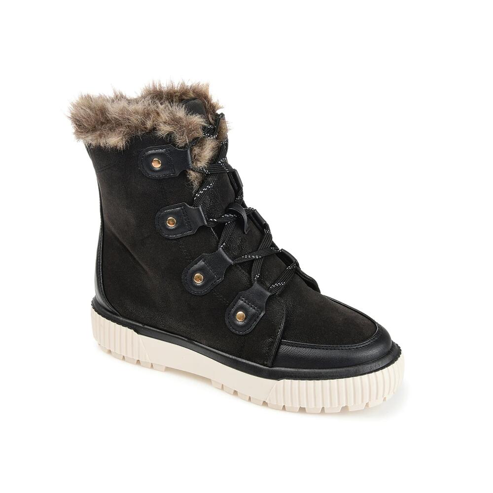 Journee Collection Glacier Platform Bootie | Women's | Black Cover