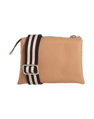 Gum Design Woman Cross-body bag Tan Rubber Cover