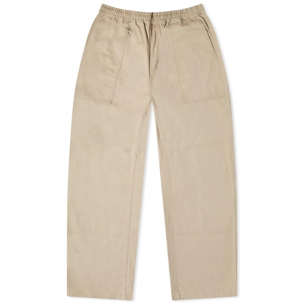 Lo-Fi Men's Easy Trousers in Washed Khaki Cover