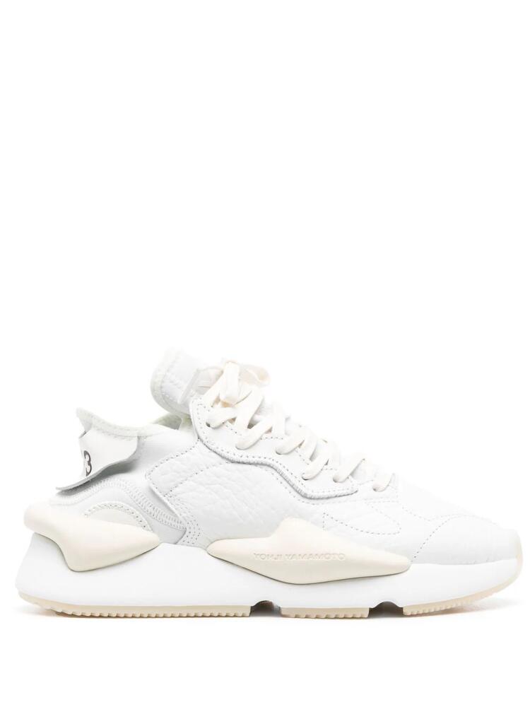 Y-3 Kaiwa lace-up sneakers - White Cover