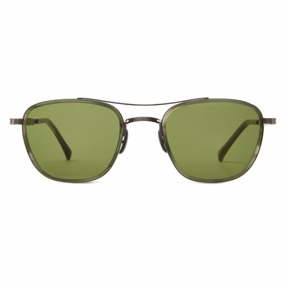 Mr. Leight PRICE S Pure Green Pilot Titanium Sunglasses Cover