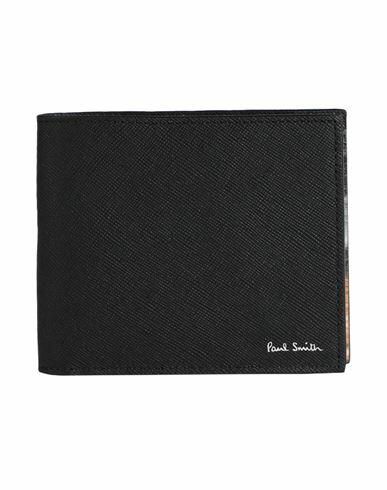 Paul Smith Man Wallet Black Cow leather Cover