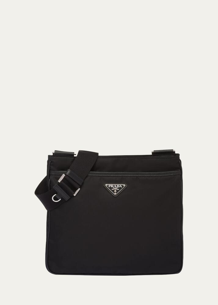 Prada Men's Nylon and Saffiano Crossbody Bag Cover