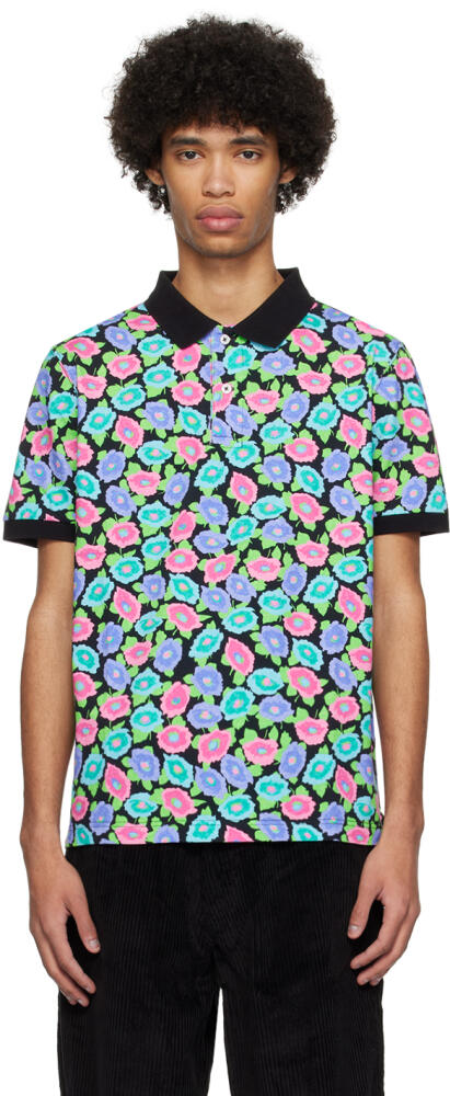 Noah Black Floral Polo Cover