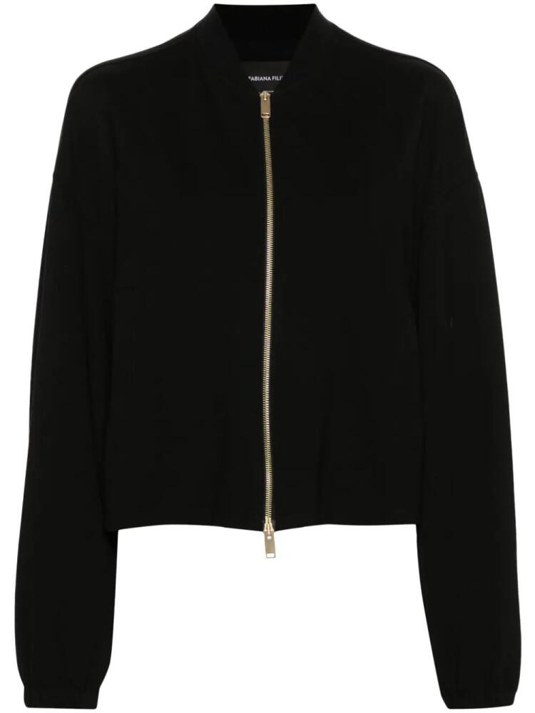 Fabiana Filippi zip-up bomber jacket - Black Cover