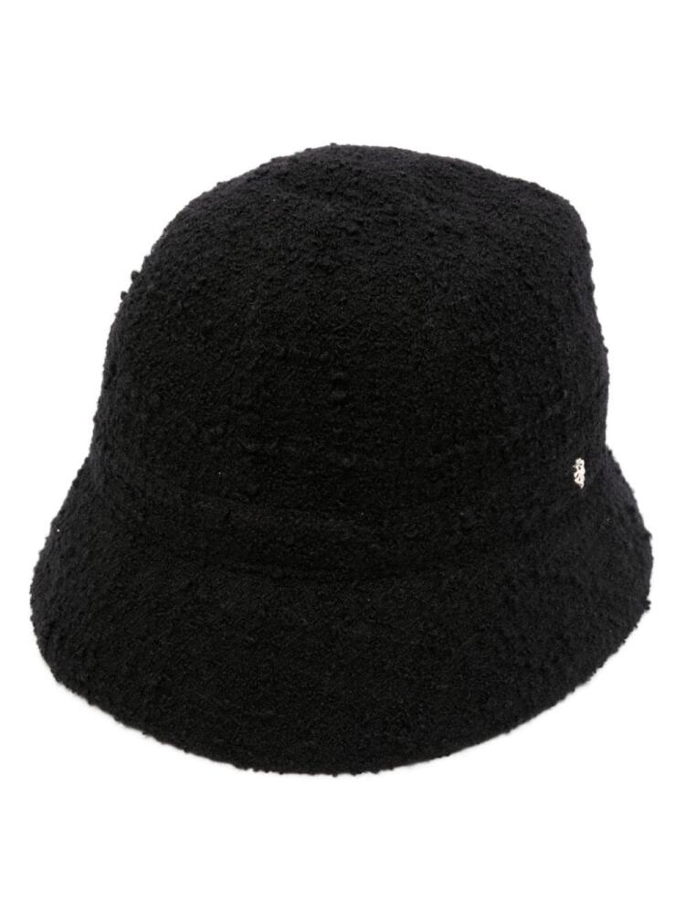 Helen Kaminski Adelia bouclé bucket hat - Black Cover