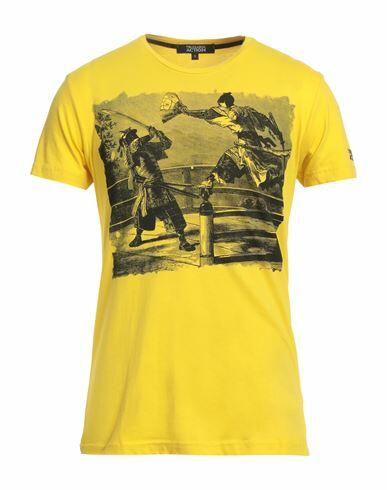 Trussardi Action Man T-shirt Yellow Cotton Cover