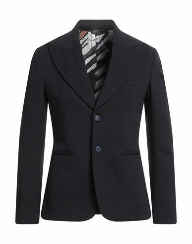 Alessandro Dell'acqua Man Blazer Midnight blue Polyamide, Elastane Cover