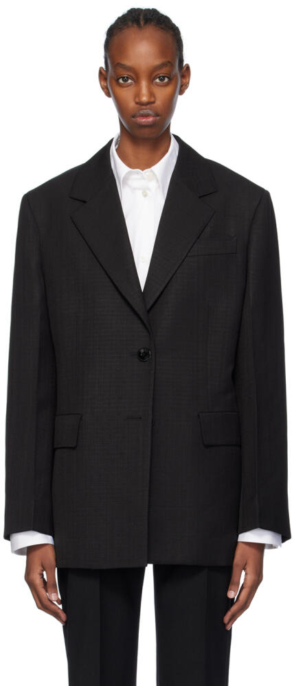 Jil Sander Black Tailored Blazer Cover