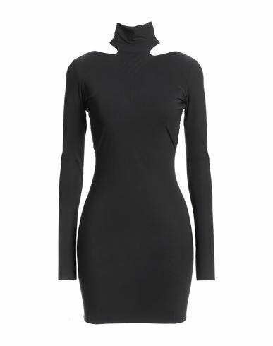 Amazuìn Woman Mini dress Black Polyamide, Elastane Cover