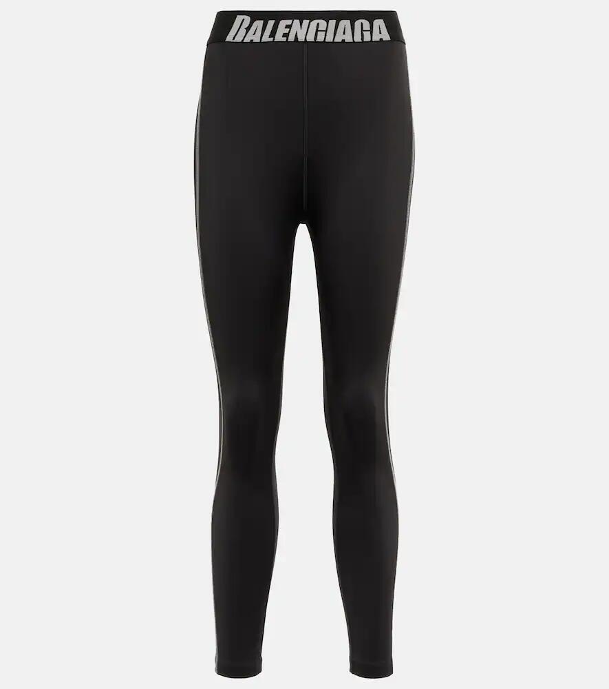 Balenciaga High-rise logo leggings Cover