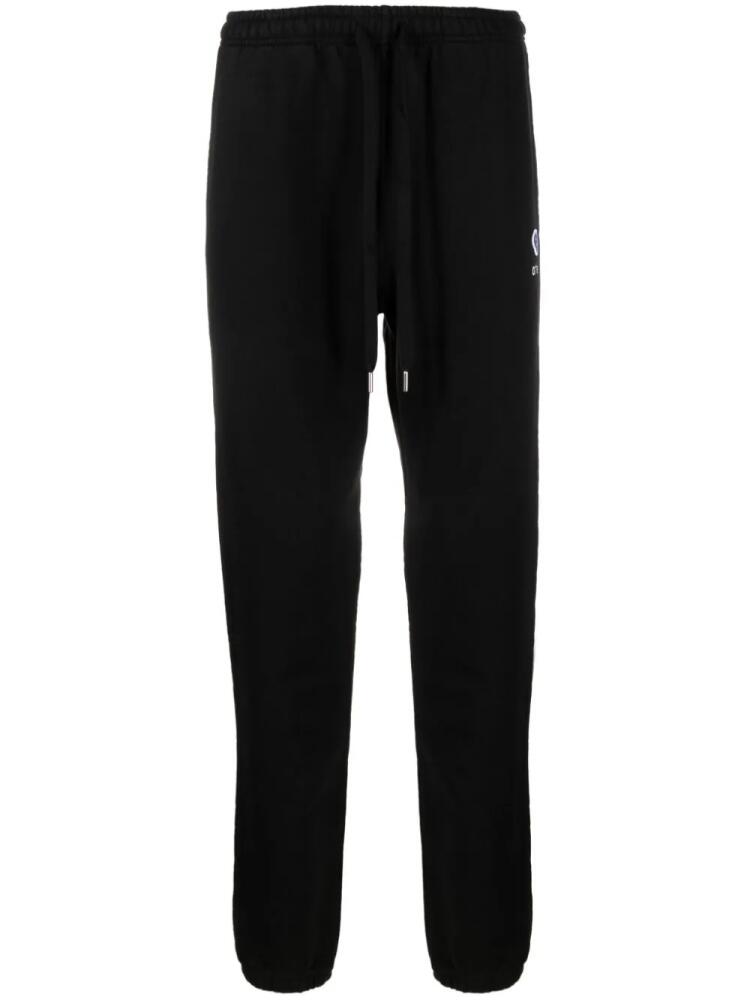 ARTE Trevor A Patch cotton track pants - Black Cover