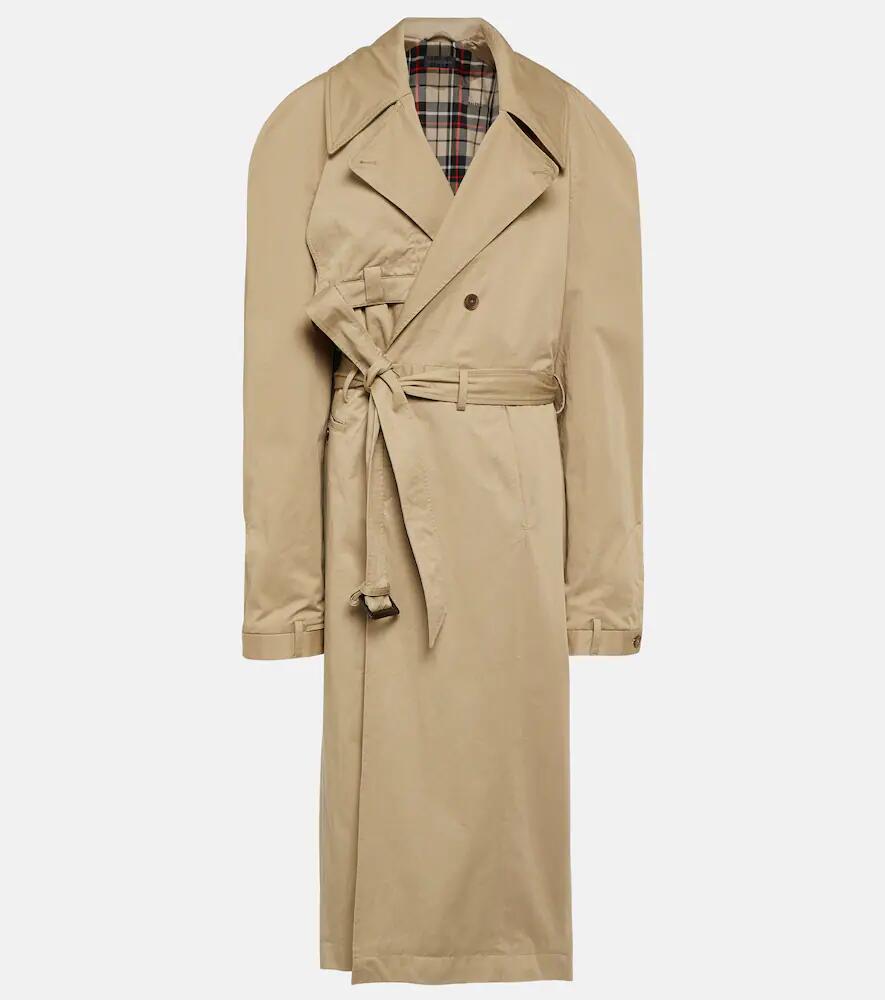 Balenciaga Cotton gabardine trench coat Cover