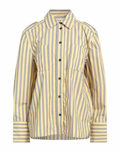 Ganni Woman Shirt Yellow Organic cotton Cover