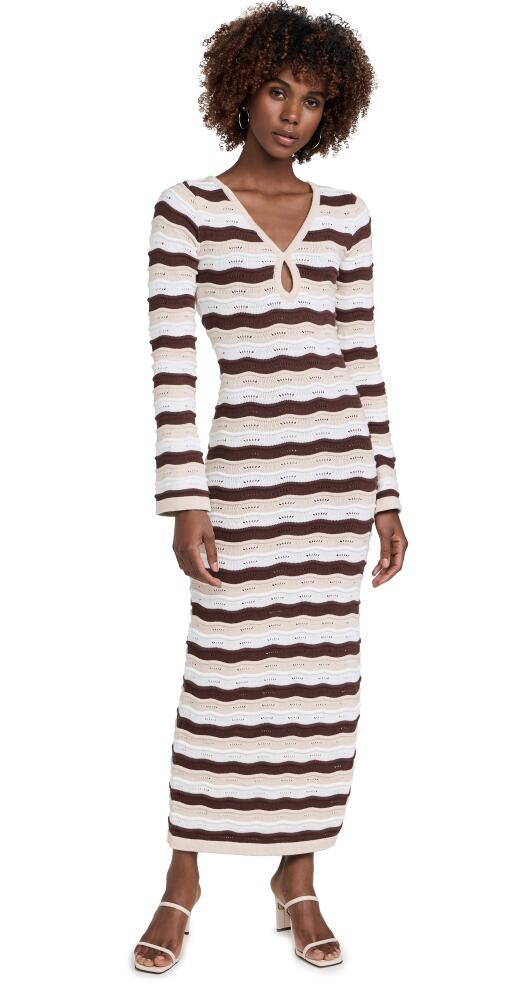 Seven Wonders Blanche Midi Dress Chocolate Multi Cover