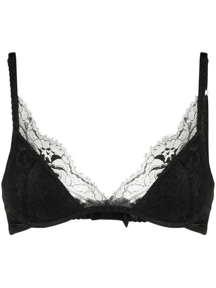 Fleur Of England lace-embellished plunge bra - Black Cover