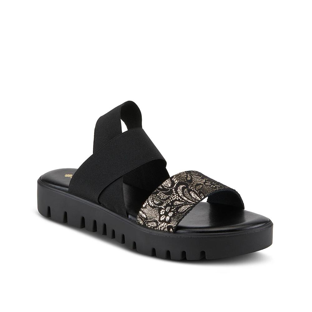 Patrizia by Spring Step Palms Platform Sandal | Women's | Black Cover