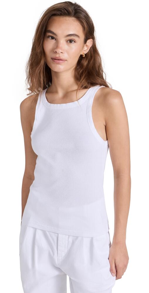 Nili Lotan Jennifer Rib Tank White Cover