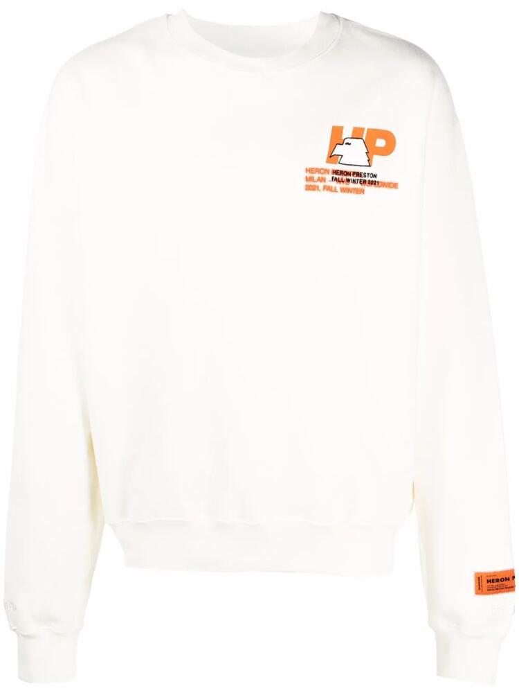 Heron Preston Heron print sweatshirt - Neutrals Cover