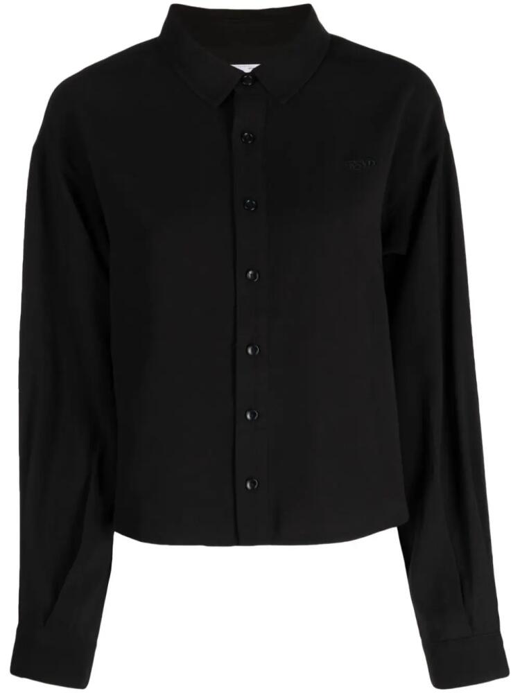 izzue long-sleeved shirt - Black Cover