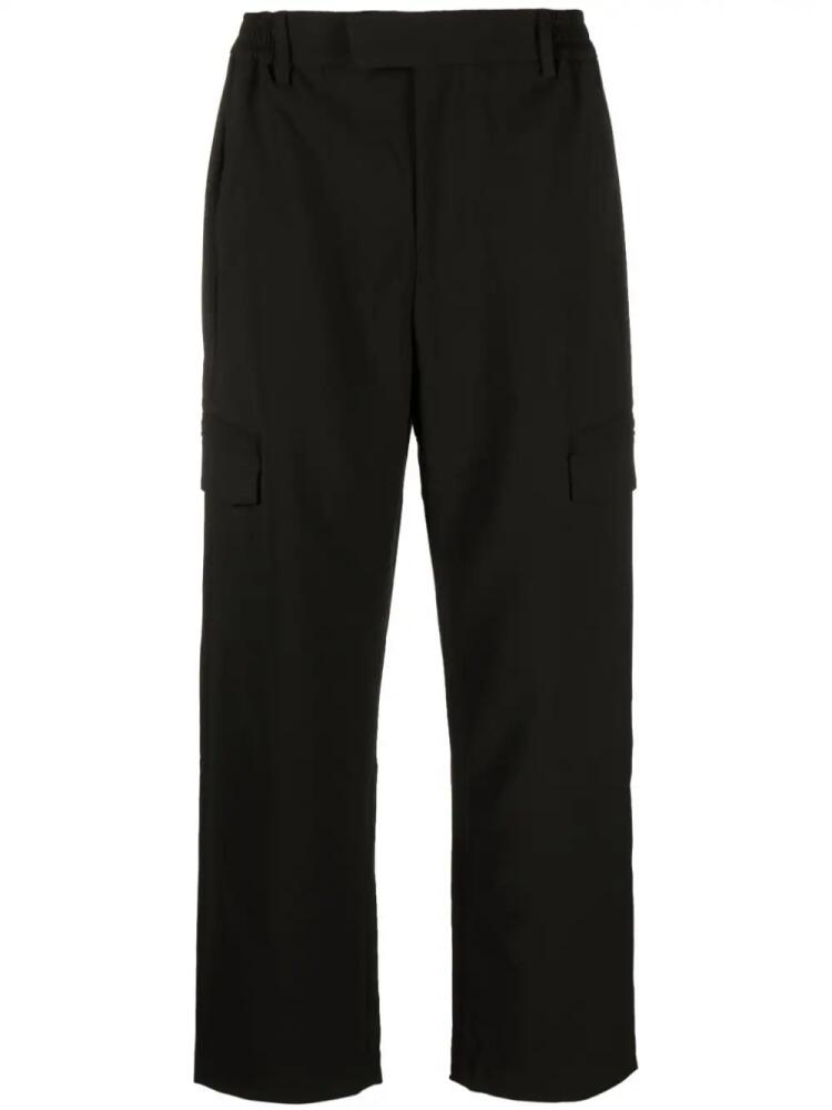 Represent cargo-pocket straight-leg trousers - Black Cover