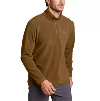 Eddie Bauer Men's Quest Fleece 1/4-Zip Pullover Cover