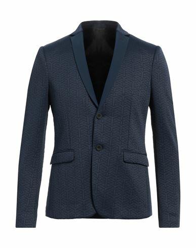 Patrizia Pepe Man Blazer Navy blue Polyamide, Elastane Cover