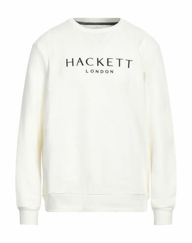 Hackett Man Sweatshirt Ivory Cotton, Polyester Cover