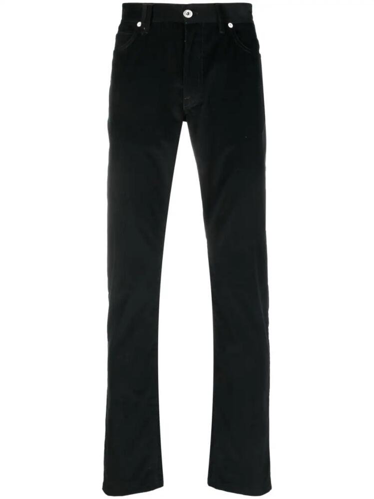 Brioni SN Meribel straight-leg cotton trousers - Black Cover