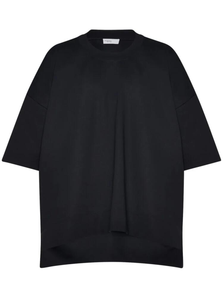 Rosetta Getty crew-neck drop-shoulder T-shirt - Black Cover