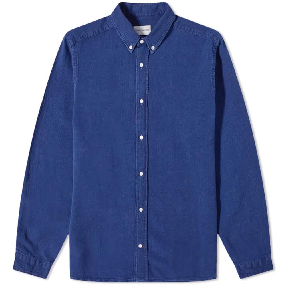 Oliver Spencer Men's Brook Shirt in Indigo Rinse Cover