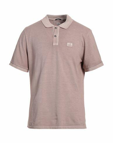 C. p. Company Man Polo shirt Antique rose Cotton Cover