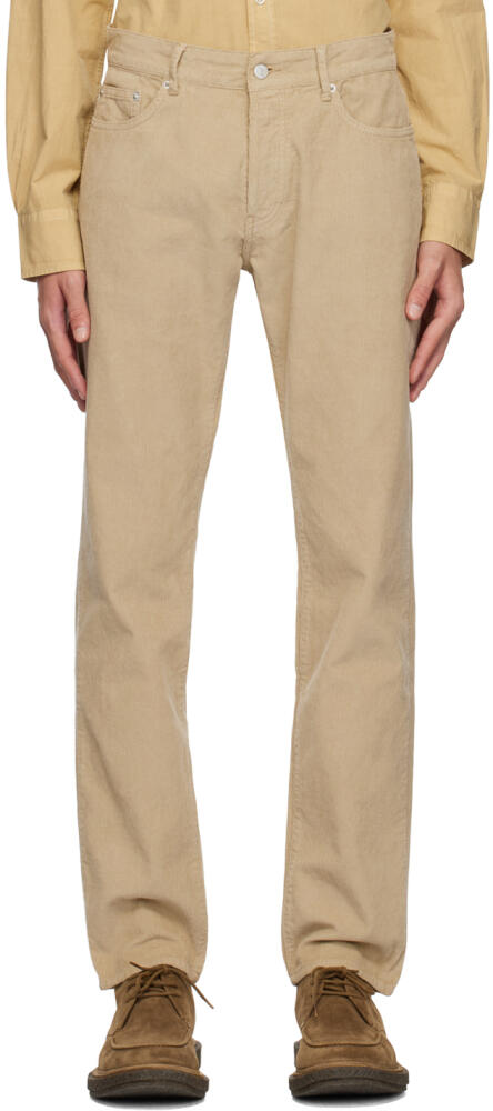 Officine Générale Beige James Trousers Cover