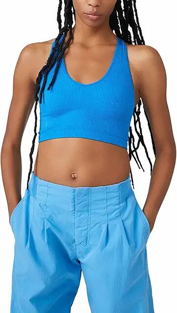 FP Movement Free Throw Crop (Cobalt) Women's Workout Cover