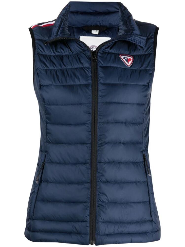 Rossignol high-neck padded gilet - Blue Cover