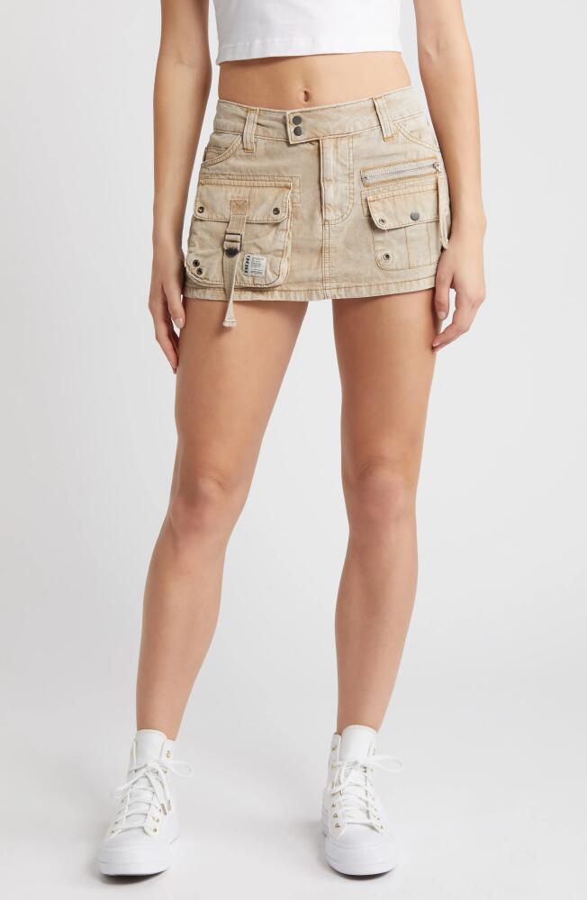 BDG Urban Outfitters Julia Cargo Miniskirt in Cloud Grey Cover