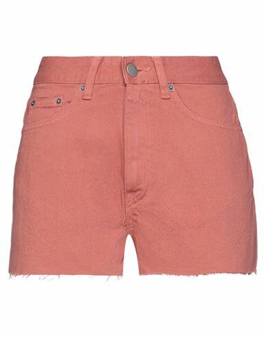 Dr. Denim Woman Shorts & Bermuda Shorts Rust Cotton Cover